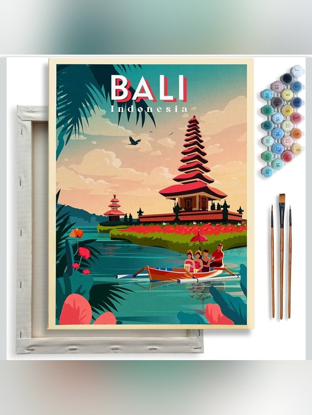 Paint By Numbers Kit Bali - Kraftistry